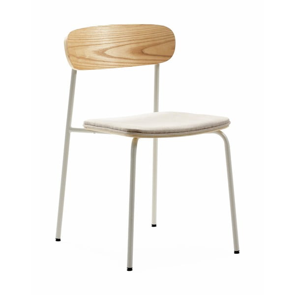 Scaune de dining bej/în culoare naturală 2 buc. Adriana – Marckeric