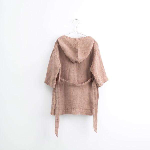 Halat din in pentru copii Linen Tales Nature, măr. 122 - 128, portocaliu-image-2