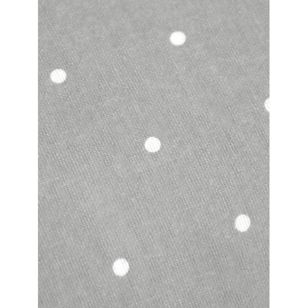 Lenjerie de pat din flanel Fovere Betty, 155 x 220 cm, alb-gri-image-3