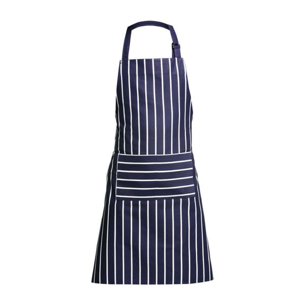 Șorț de bucătărie Premier Housewares Butcher Stripe, albastru-alb