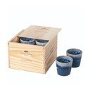 Cești albastre 8 buc. pentru espresso din gresie 210 ml Grespresso – Costa Nova