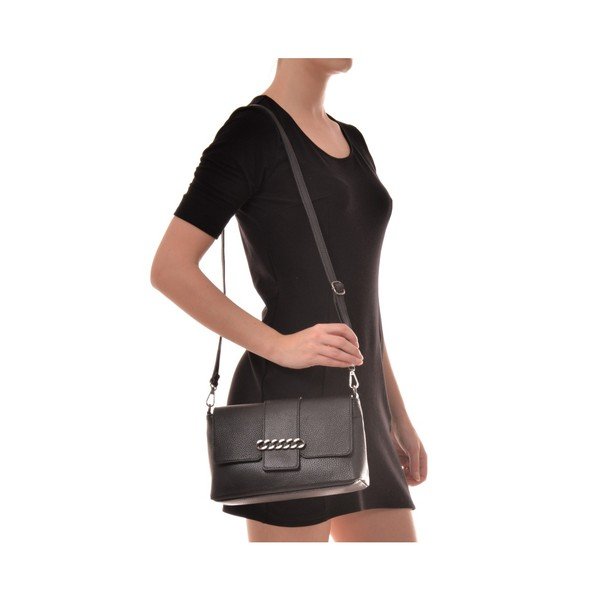 Geantă din piele Mangotti Bags Baso, negru-image-3