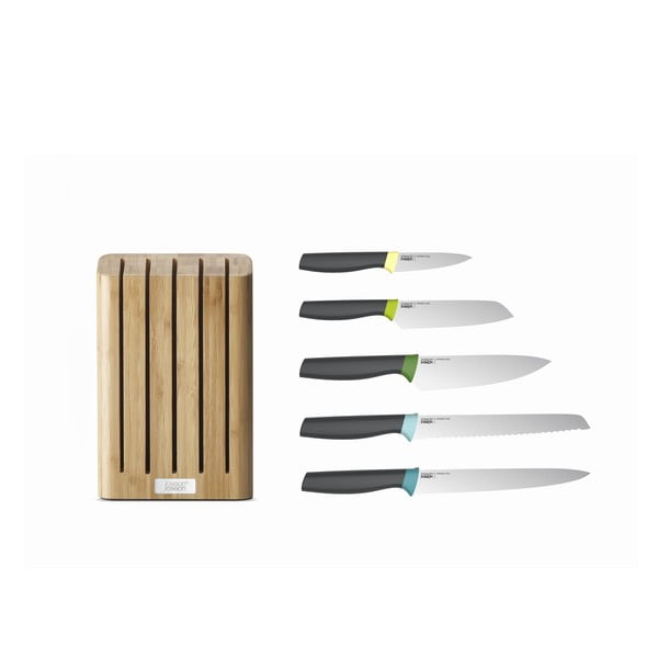 Set cuțite cu suport din bambus Joseph Joseph Elevate-image-4
