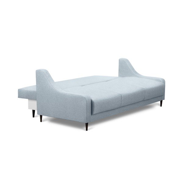 Canapea extensibilă cu spațiu pentru depozitare Mazzini Sofas Ancolie, albastru deschis, 215 cm-image-4