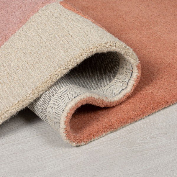 Covor din lână Flair Rugs Glow, 160 x 230 cm, roz-bej-image-3