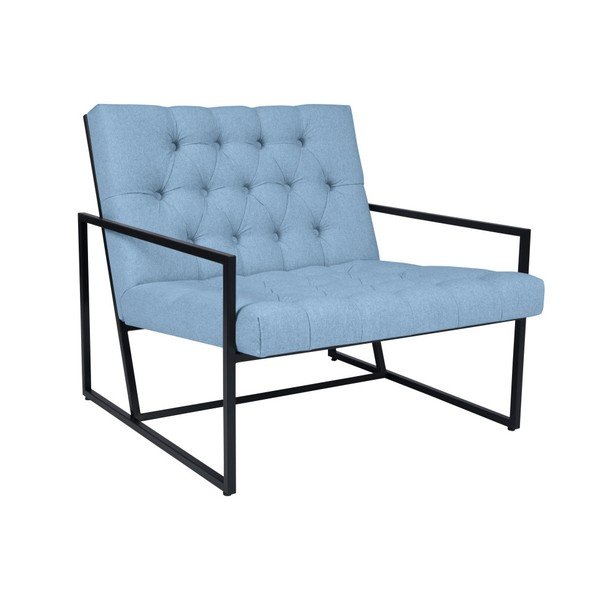 Fotoliu Mazzini Sofas Aster, albastru deschis