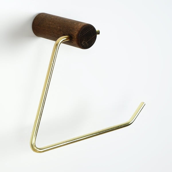 Suport pentru hârtie igienică de perete din lemn – Kalune Design-image-2