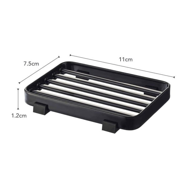 Suport pentru săpun YAMAZAKI Tower, negru-image-2