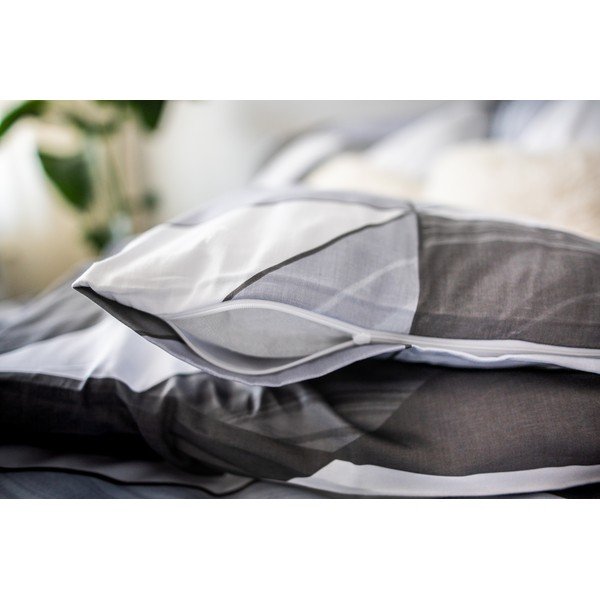 Lenjerie de pat din bumbac satinat Cotton House Kevin, 140 x 200 cm, gri-image-4