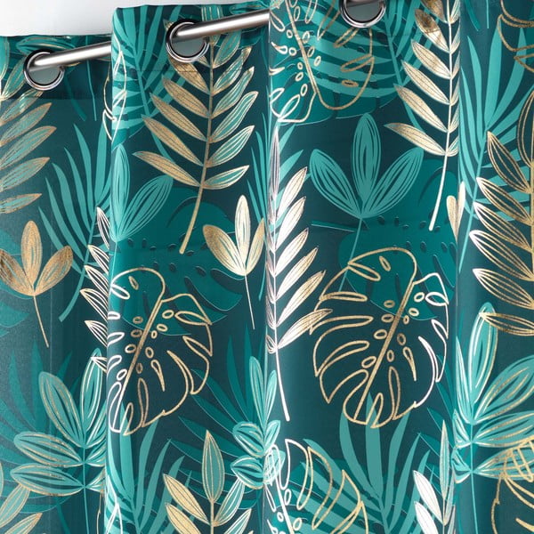 Draperie verde 140x260 cm Ornella – douceur d'intérieur-image-1