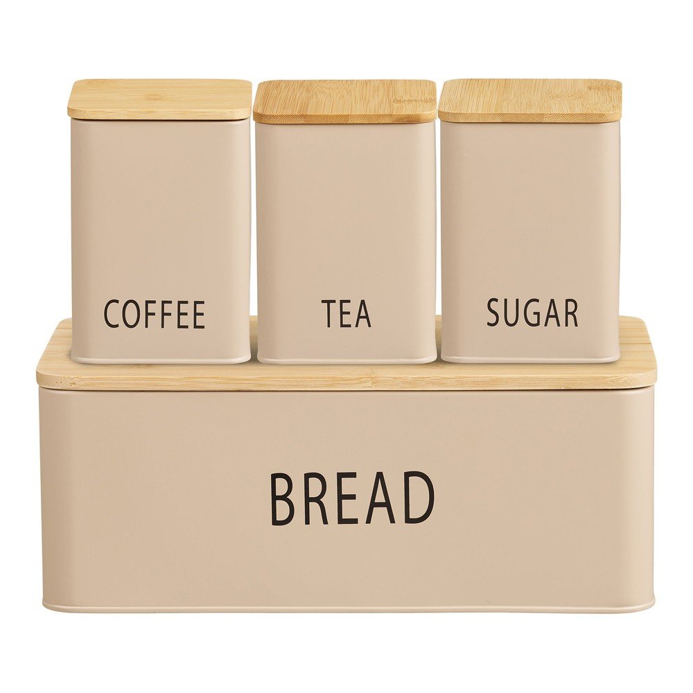 Recipiente 4 buc. din metal Tula âu0080House Nordic