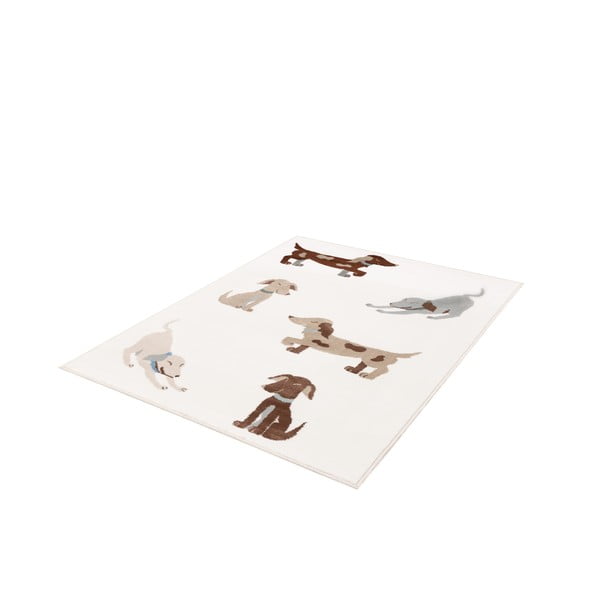 Covor pentru copii fildeș 80x150 cm Dogsie Pearl – FD-image-4