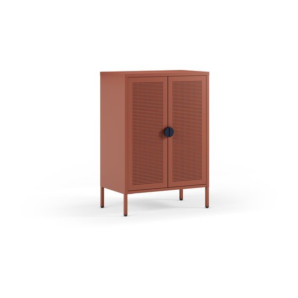 Dulap teracotă din metal 70x100x40 cm Sayla – Marckeric