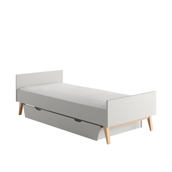 Pat pentru copii  gri 90x200 cm Swing – Pinio-image-3