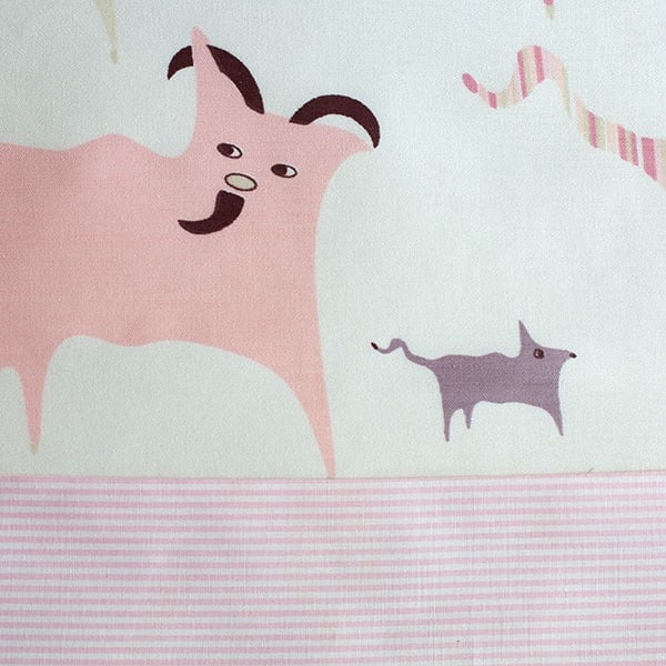 Sac de dormit pentru copii Bartex Animăluțe roz, 70 x 180 cm-image-2