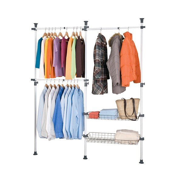 Sistem telescopic garderobă Wenko Herkules, până la 250 cm-image-3