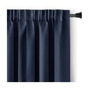 Draperie albastru-închis dimout (semi-opacă) 140x270 cm Kierra – Restilo