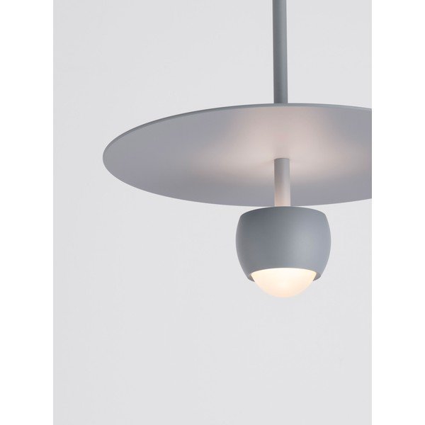 Lustră albastru prăfuit LED din aluminiu ø 30 cm Edem – Nova Luce-image-2