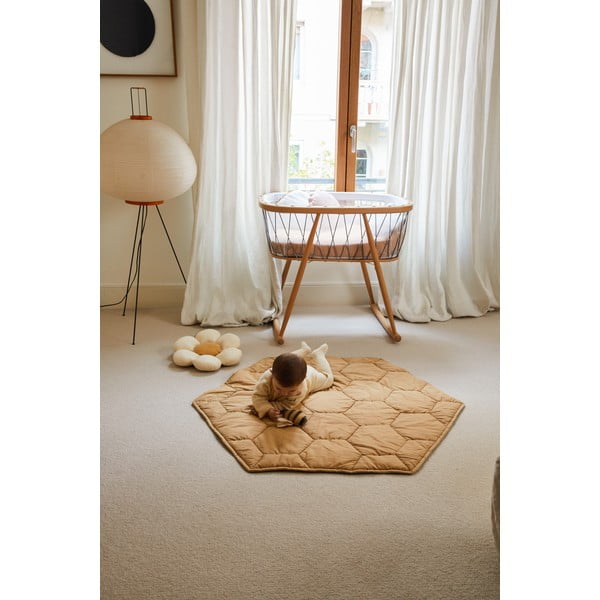 Saltea de joacă pentru copii galbenă Honeycomb – Lorena Canals-image-3