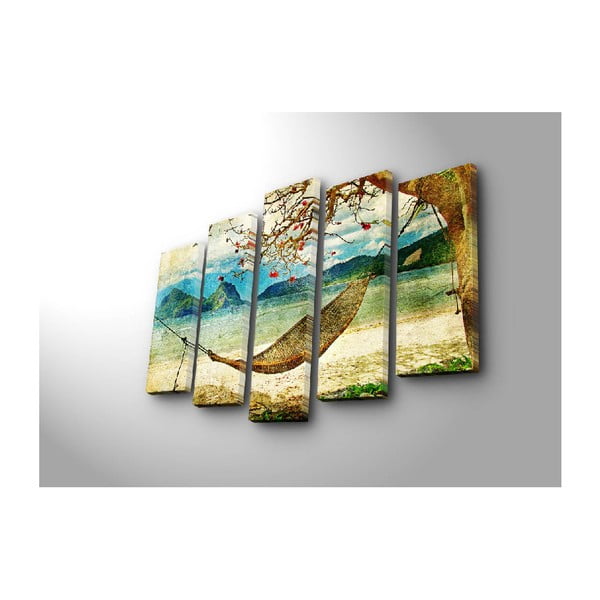 Tablou din mai multe piese Hammock, 105 x 70 cm-image-3