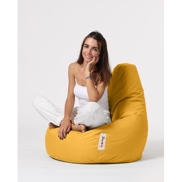 Beanbag pentru grădină galben Drop – Floriane Garden-image-3