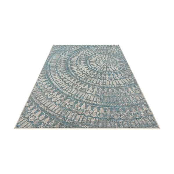 Covor de exterior NORTHRUGS Amon, 140 x 200 cm, gri - albastru-image-2