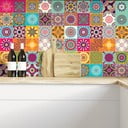 Set 60 autocolante Ambiance Tiles Vintage, 10 x 10 cm