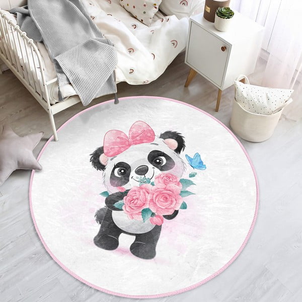 Covor pentru copii alb ø 100 cm Comfort – Mila Home-image-3