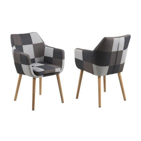 Scaun Actona Nora Patchwork, gri