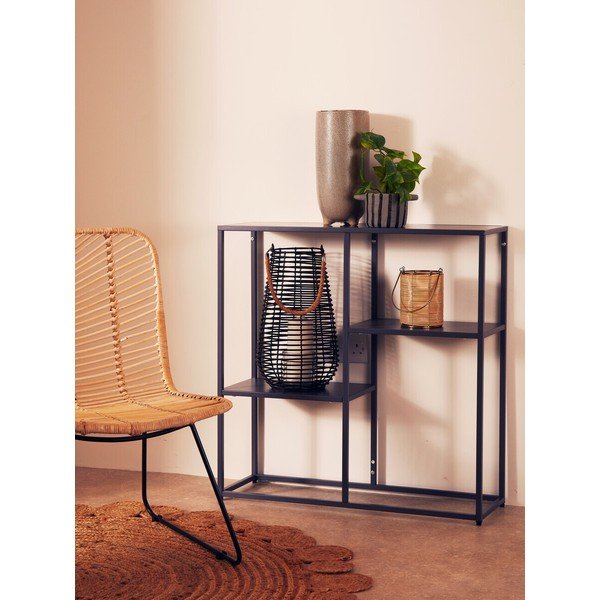Etajeră gri din oțel 80x81x26 cm Acero – Premier Housewares-image-1