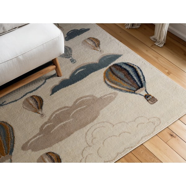 Covor pentru copii crem 160x235 cm Hot Air Balloon – Hanse Home-image-1
