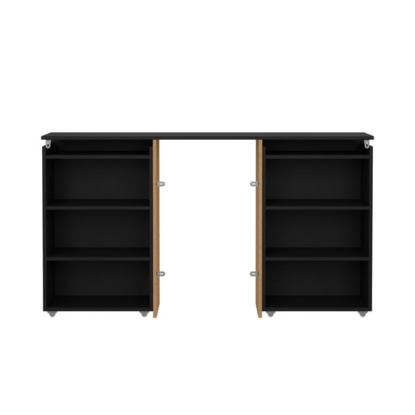 Tăblie de pat neagră 145x80 cm Naia – Tvilum-image-3