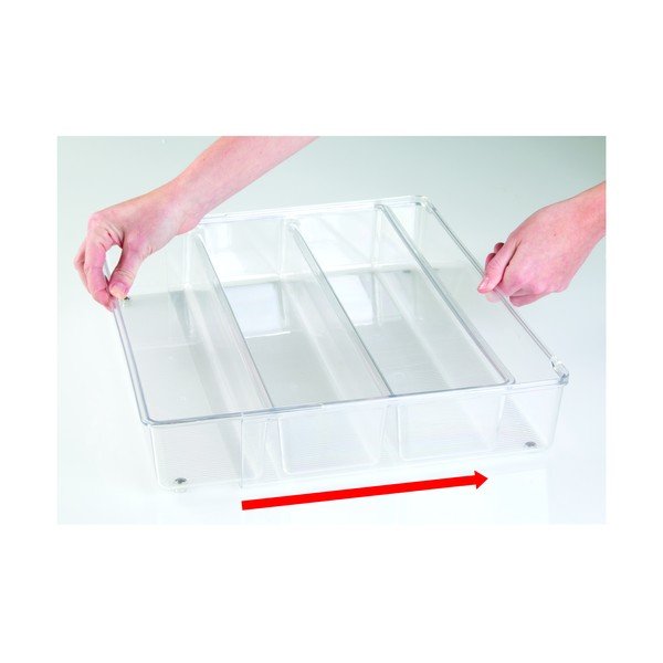 Organizator de bucătărie cu 4 compartimente iDesign Linus, 30,5 x 41 cm-image-3