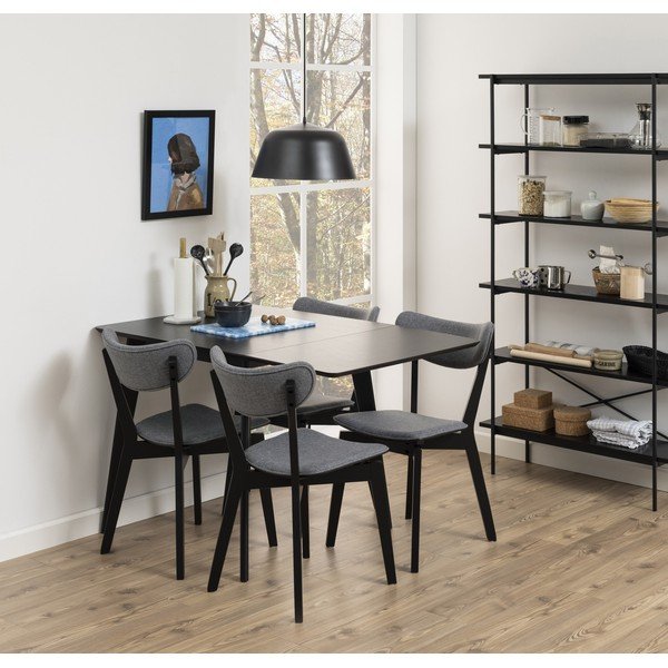 Scaun de sufragerie gri Roxby - Actona-image-1