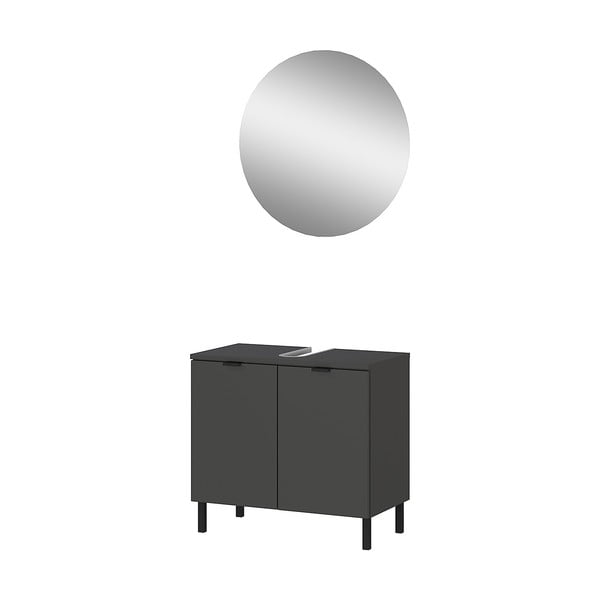 Set mobilă de baie gri antracit Arcena – Germania