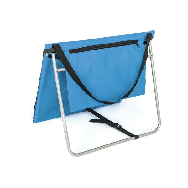 Covoraș de plajă cu spătar din oțel albastru Austin - Happy Green -image-2