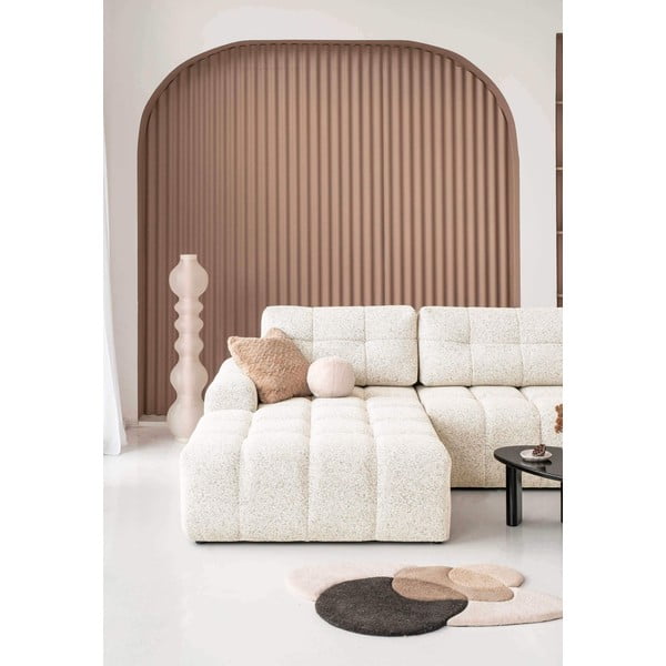 Colțar modular crem extensibil/cu spațiu de depozitare (cu colț pe partea stângă) Lulu – Miuform-image-4