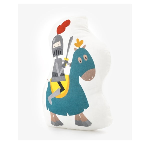 Pernă din bumbac Mr. Fox Knight, 40 x 30 cm-image-2