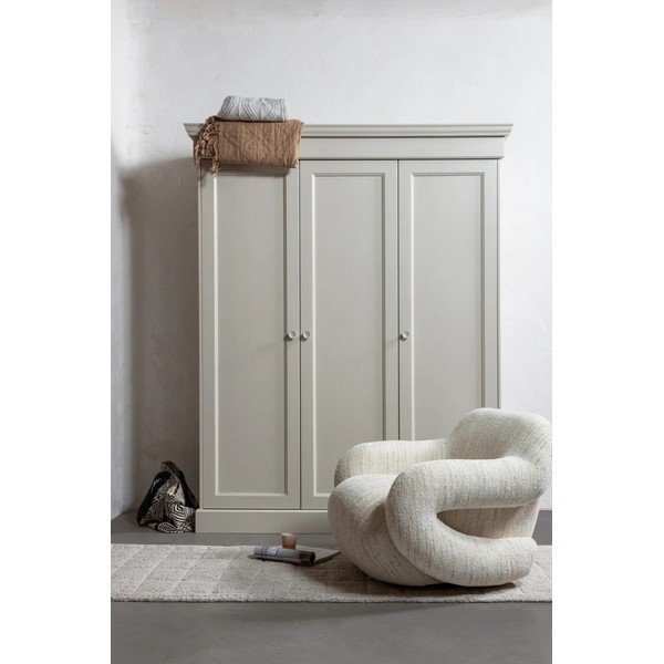 Șifonier grej din lemn de pin 171x212x63 cm Olivia – WOOOD-image-1