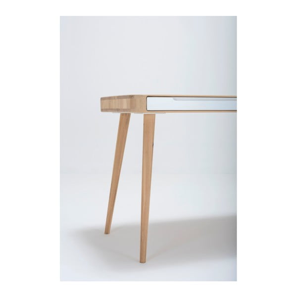 Birou din lemn de stejar Gazzda Ena, 140 x 60 cm-image-4