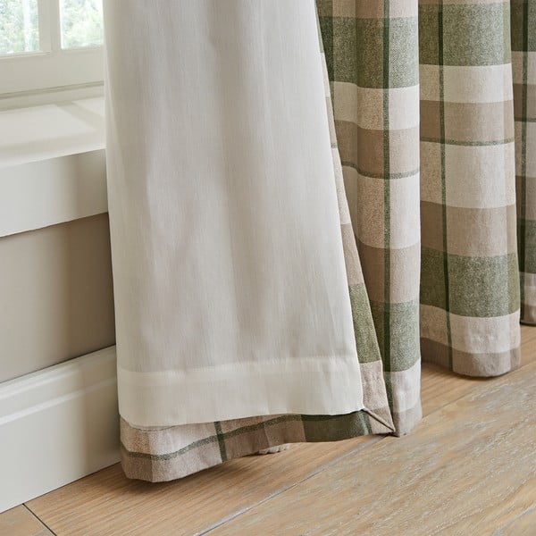 Draperii verzi-bej 2 buc. 168x183 cm – Catherine Lansfield-image-2