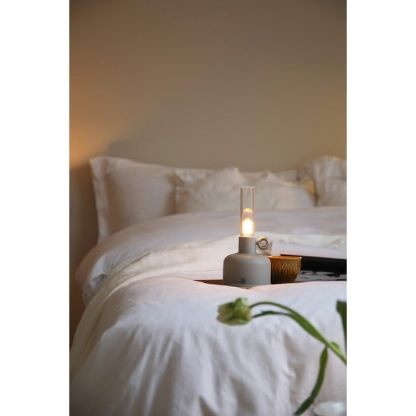 Veioză grej LED (înălțime 22 cm) Astrid – Markslöjd-image-1