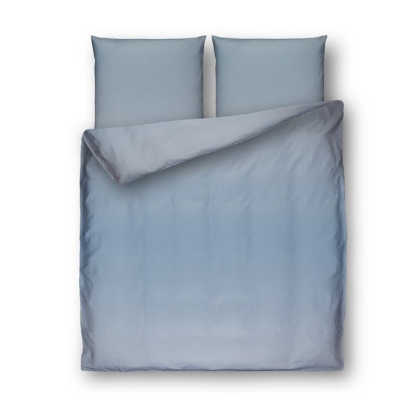 Lenjerie de pat din bumbac Casa Di Bassi Yama, 200 x 200 cm, albastru