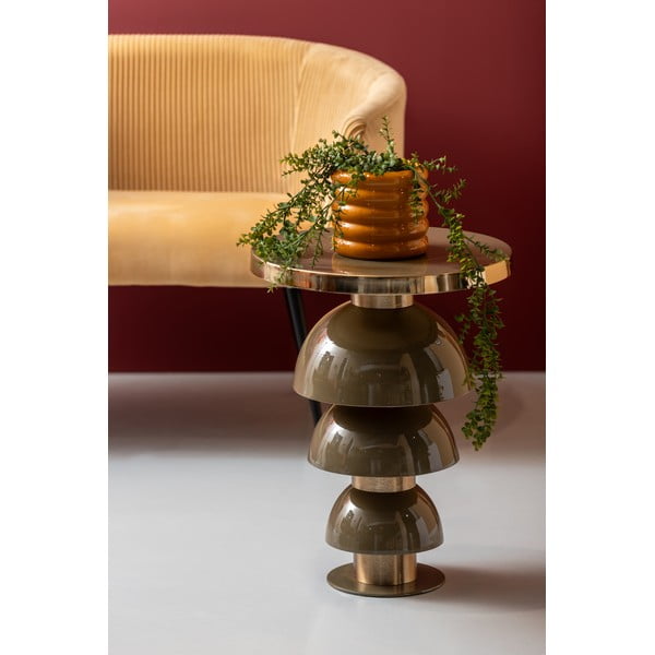 Măsuță auxiliară rotundă din metal ø 46 cm  Tess  – Leitmotiv-image-1