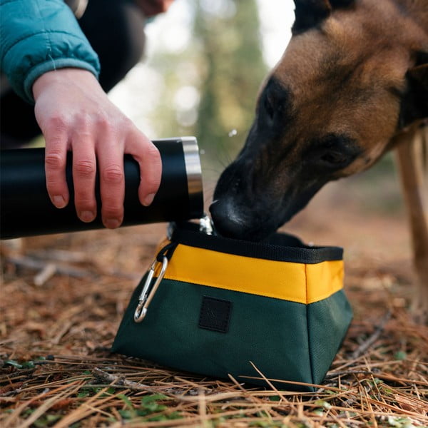 Bol de călătorie pliabil din material textil ø 18 cm Moss – P.L.A.Y.-image-2