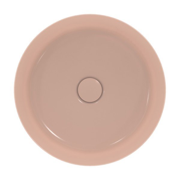 Chiuvetă roz-deschis rotundă din ceramică ø 40 cm Ipalyss – Ideal Standard-image-2
