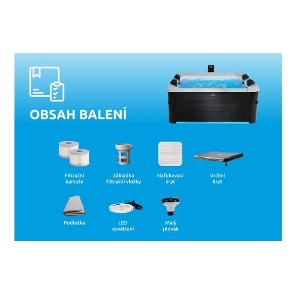 Jacuzzi cu structură solidă adâncime 65 cm pentru șase persoane Oslo – MSPA-image-4