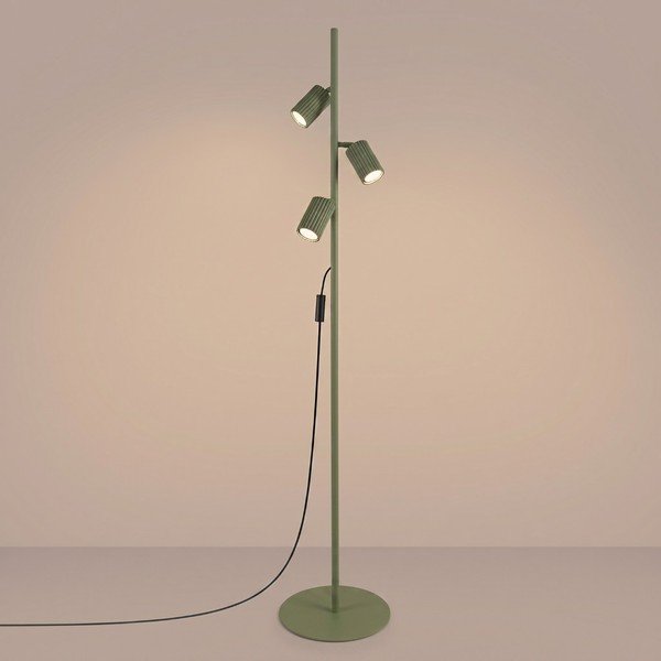Lampadar verde cu structură flexibilă din aluminiu (înălțime 155 cm) Gleam – Sollux-image-4