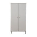 Șifonier gri deschis din lemn de pin 100x195 cm Madu – WOOOD