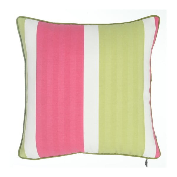 Față de pernă Mike & Co. NEW YORK Stripes, 43 x 43 cm, roz - verde